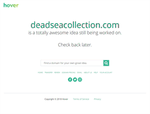 Tablet Screenshot of deadseacollection.com